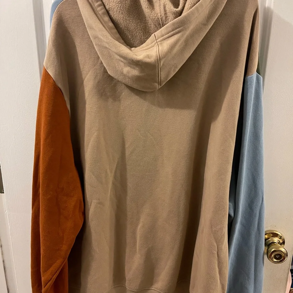 Sun + Stone Multicolor Patchwork Hoodie - Picture 3 of 3